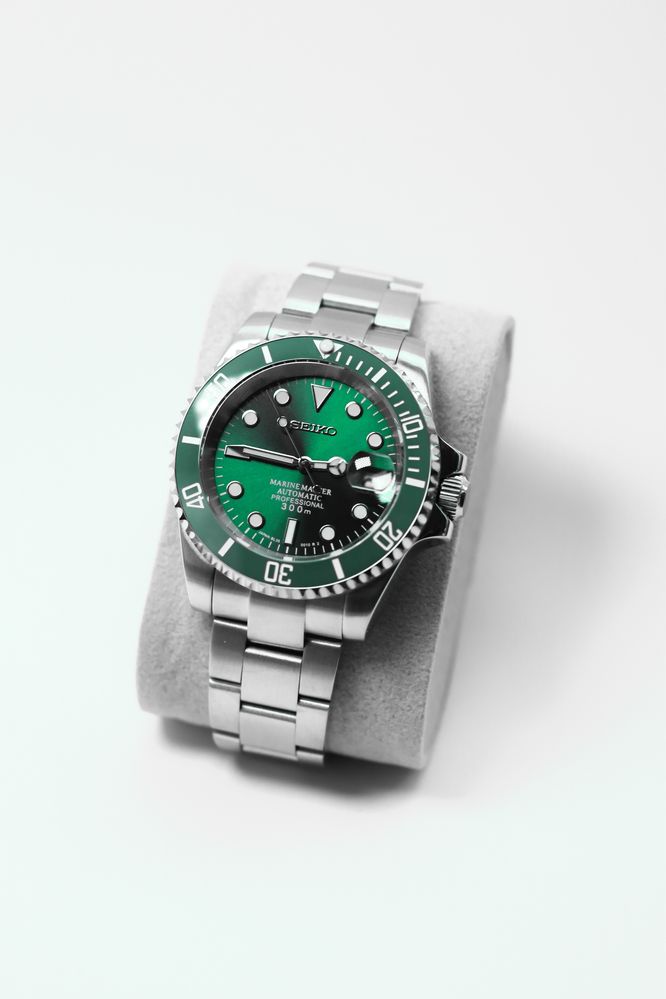Zegarek Custom Seiko Mod Submariner Hulk