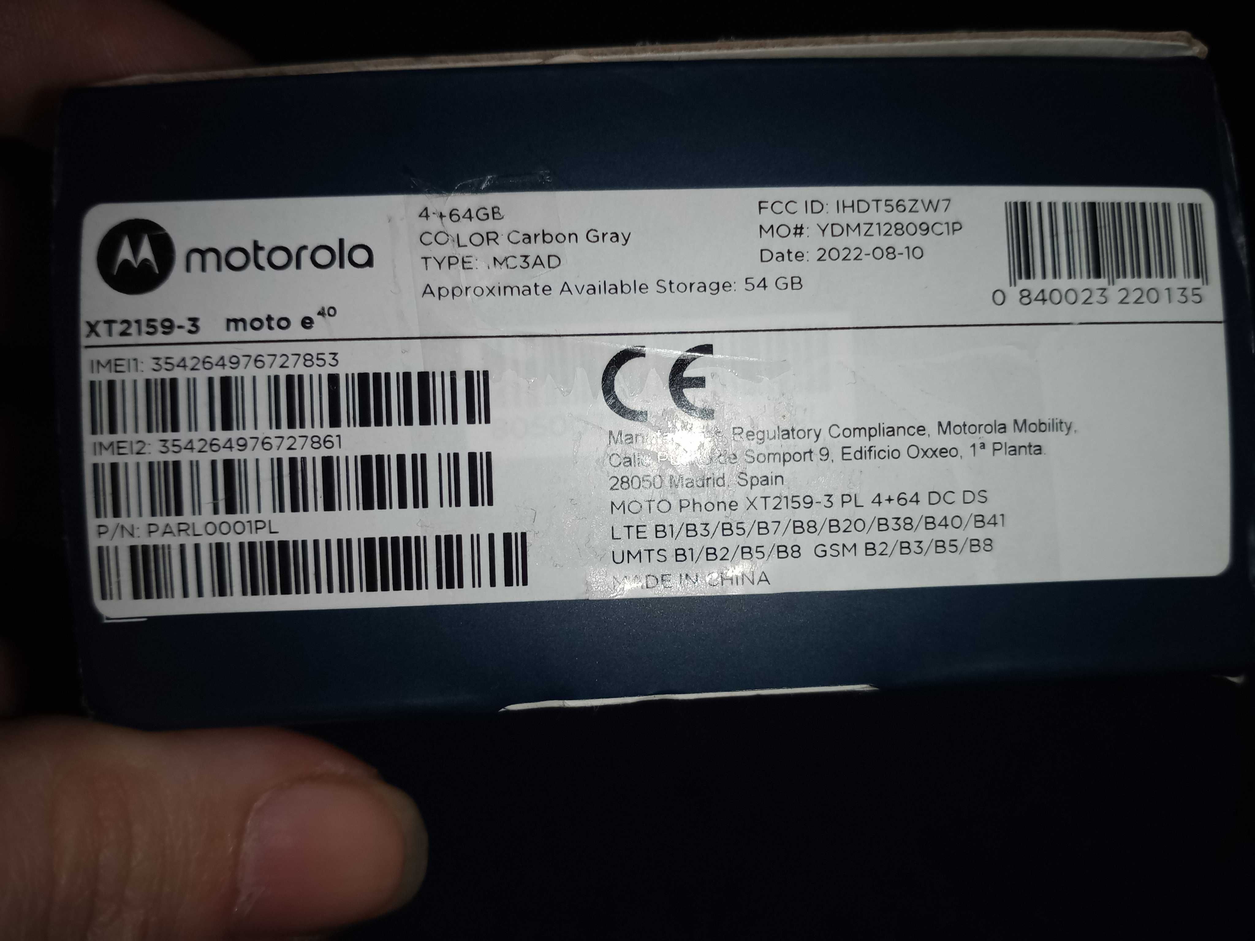 Motorola Moto e40