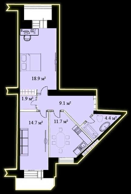 Квартира (1-,2-,3-кімнатна) в новобудові. 550$ -1 м2. ЗНИЖКА!
