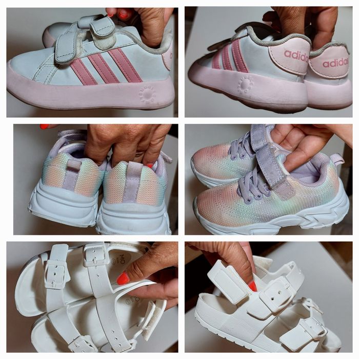 3 pares n°24 adidas, Primark e Mo