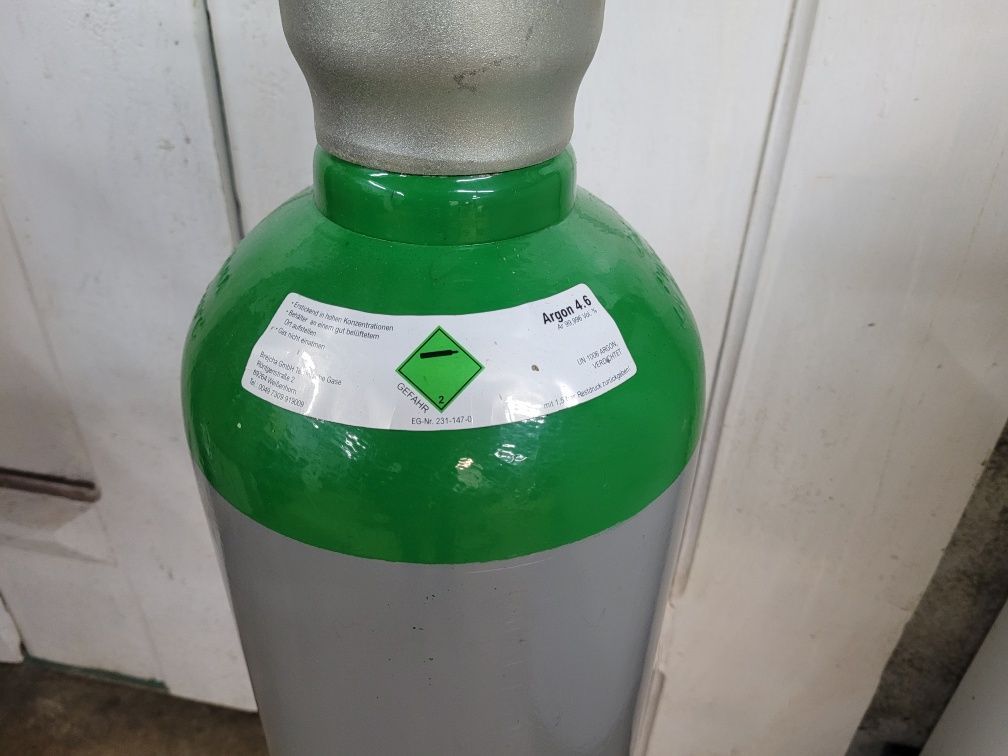 Garrafa de gás argon 20 litros