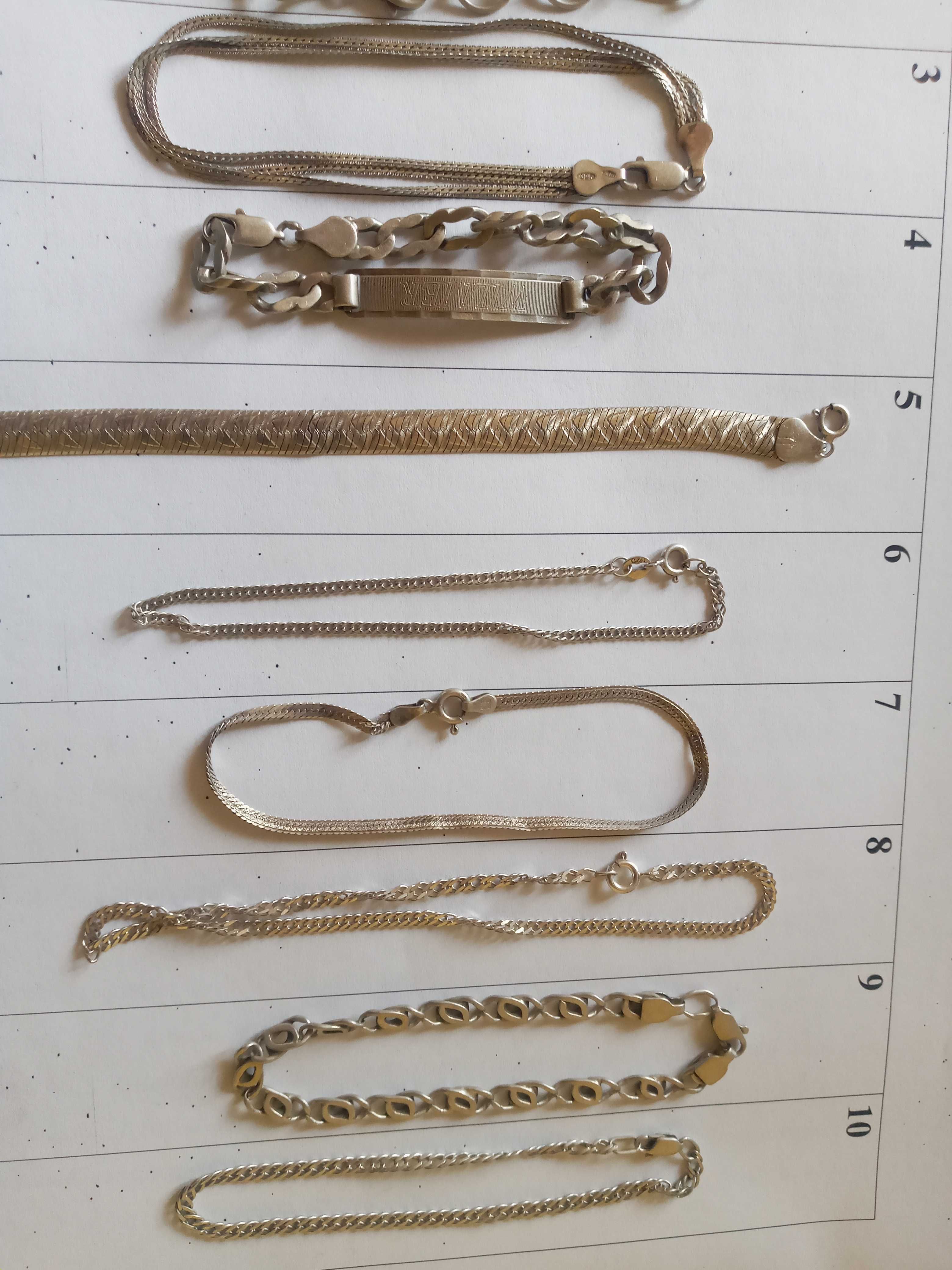 Гламурный коллекционный набор серебряный браслет
