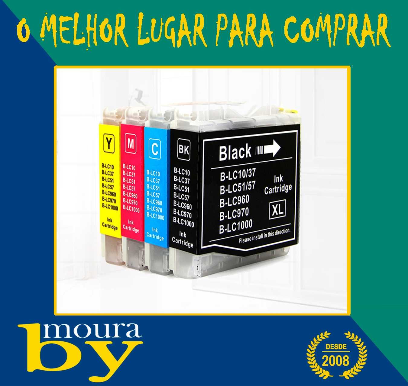 Kit`s de Tinteiros Brother LC-970 XL / LC-1000 XL Preto ou Cores