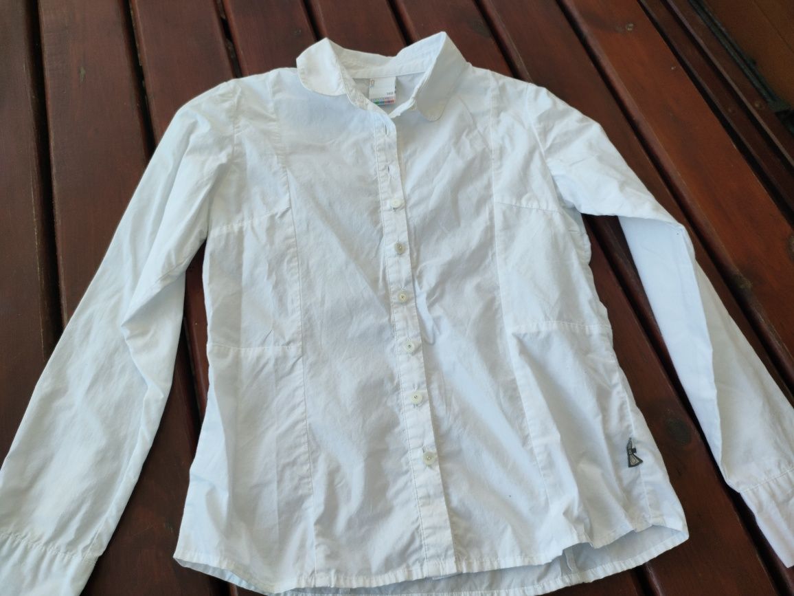 Koszula biała Coccodrillo rozmiar 140