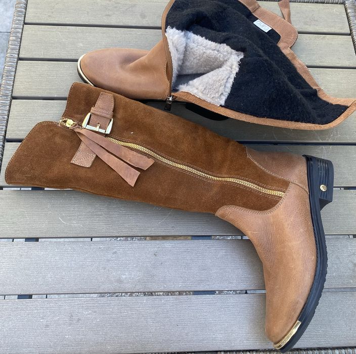 Чоботи нові зимові єврозима 36 шкіра