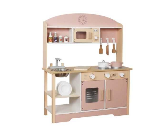 Дитяча кухня дерев'яна ігрова AVKO Парма Pink