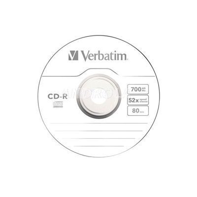Płyta Cd Dysk Cd-R 700Mb Verbatim Ep 100Szt