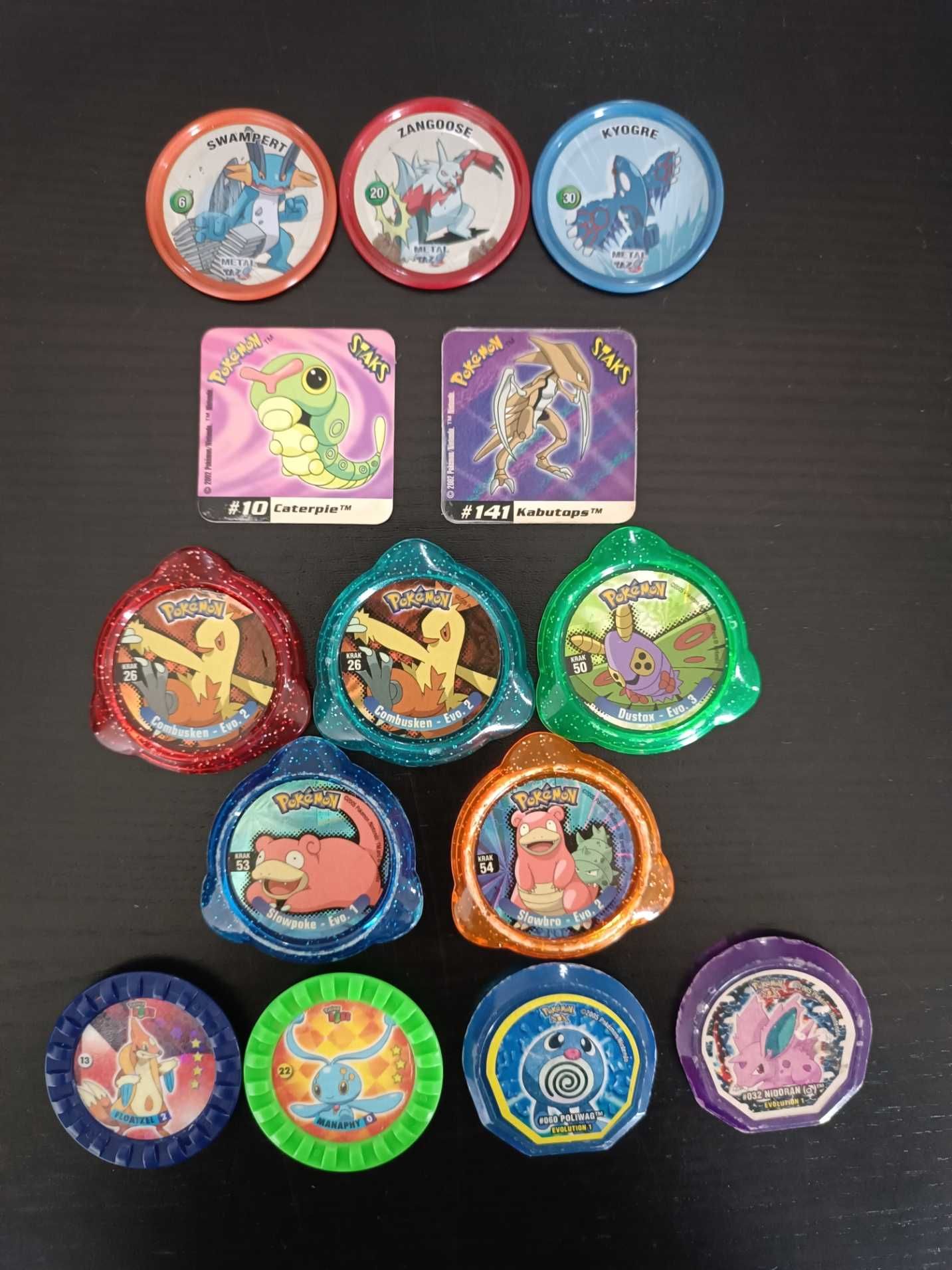 Tazos variados (Kraks, Staks, Mega, ... )