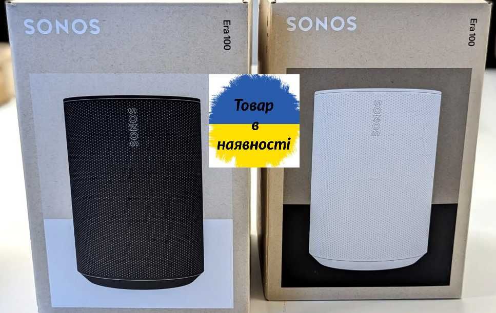 Sonos Era 100 EU стерео-смарт колонка з Bluetooth/Airplay2 В Наявності