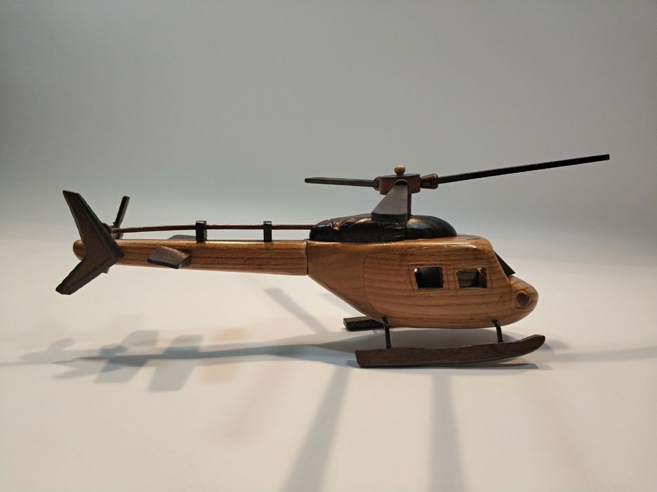 Drewniany model - helikopter model B
