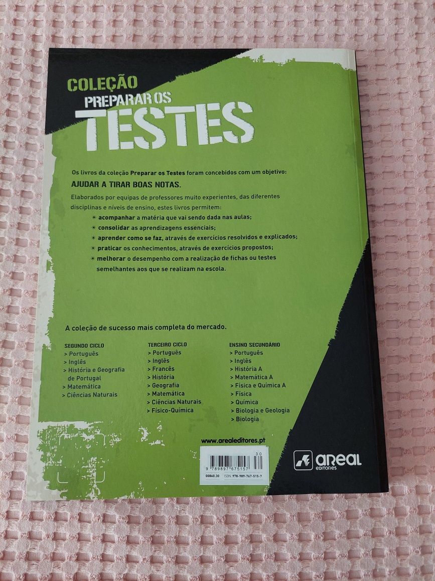 Livro Preparar testes Biologia 12ano