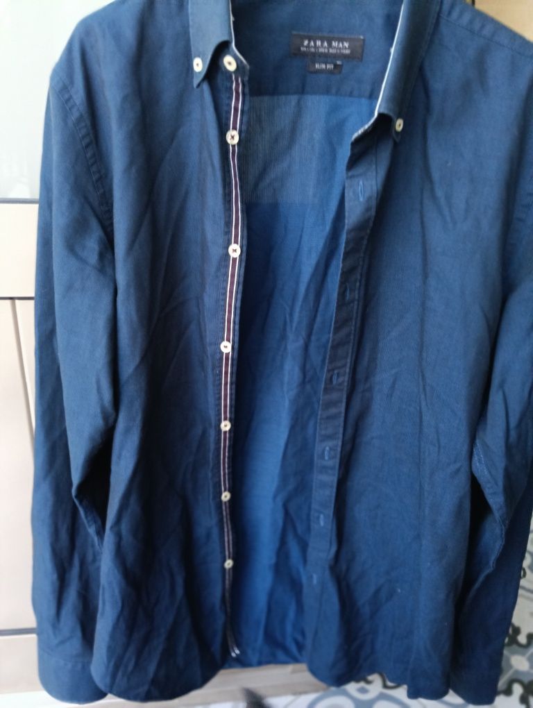 Camisa Zara Man Slim Fit
