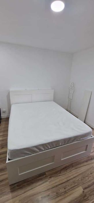 Cama BRIMNES c/ Arrumação + Colchão Molaflex (160x200)