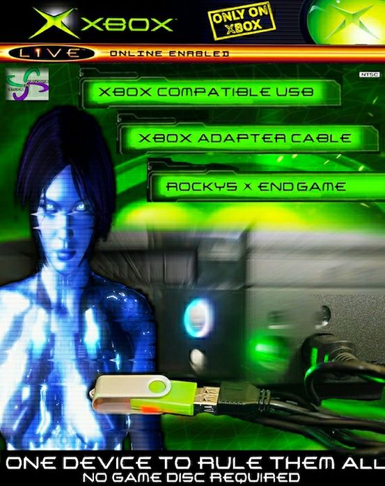 Xbox Clássica Softmod Cabo USB