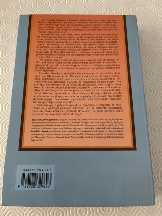 Jean Piaget - Aprendiz e Mestre