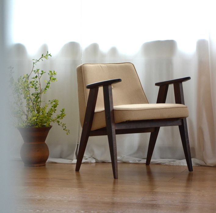 Fotel Chierowski 366 prl po renowacji 2szt