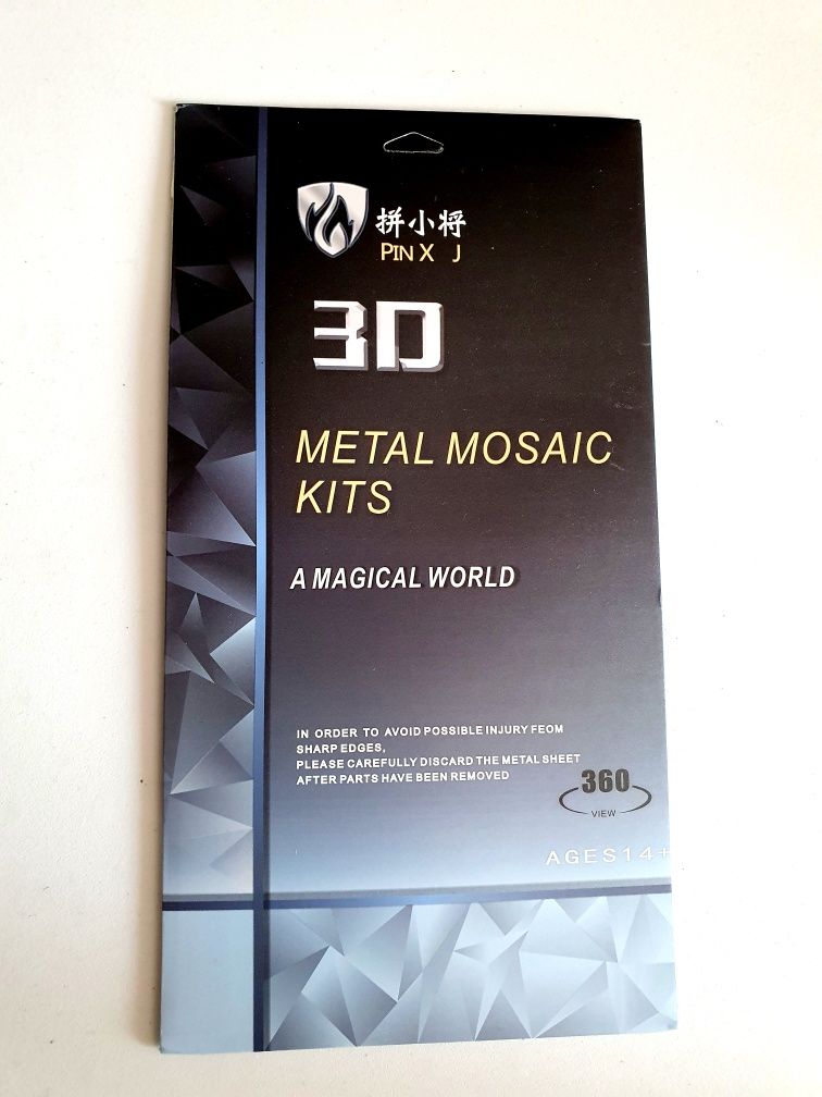 Motocykl model 3D metalowe puzzle do samodzielnego złożenia