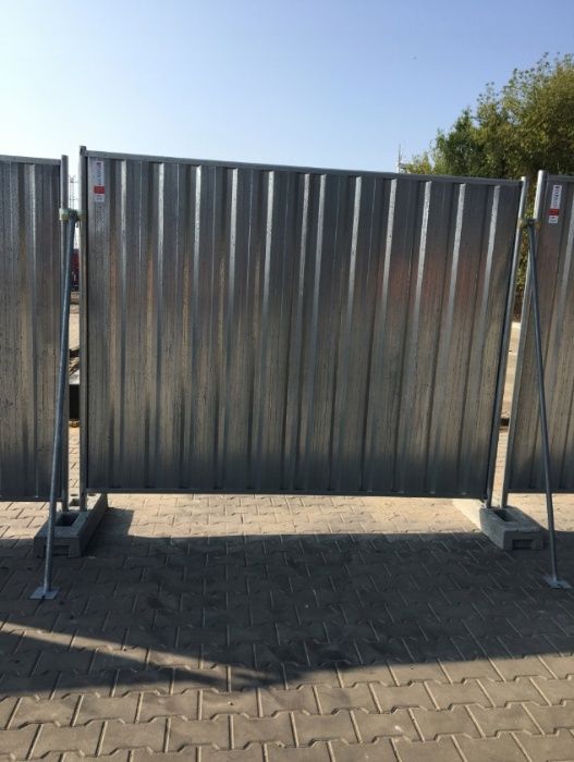 Ogrodzenie tymczasowe panel płot ażurowe budowlane zestaw 315mb ocynk