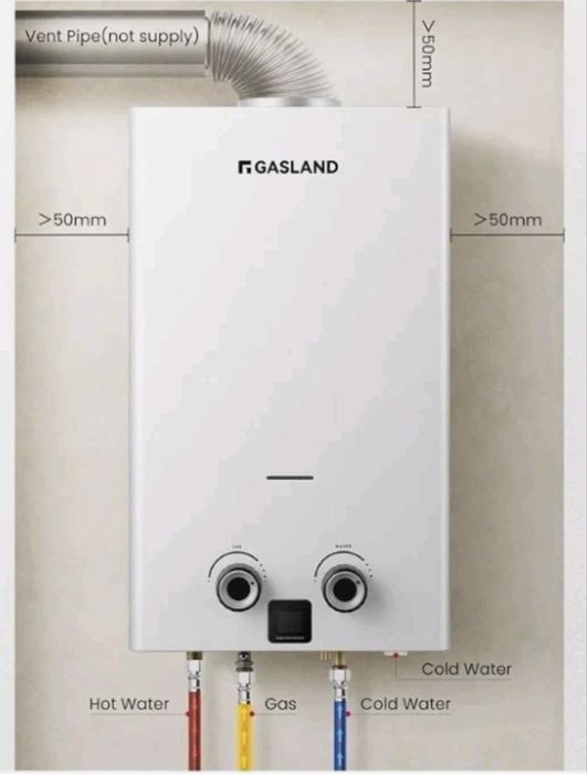 Газова колонка  дя нагрівання води 11л./хв