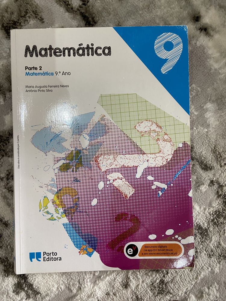 2 manuais Matemática 9° ano