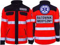 Kurtka ratownicza Softshell Prm-23 Fluo North-Wind z kompletem emblema