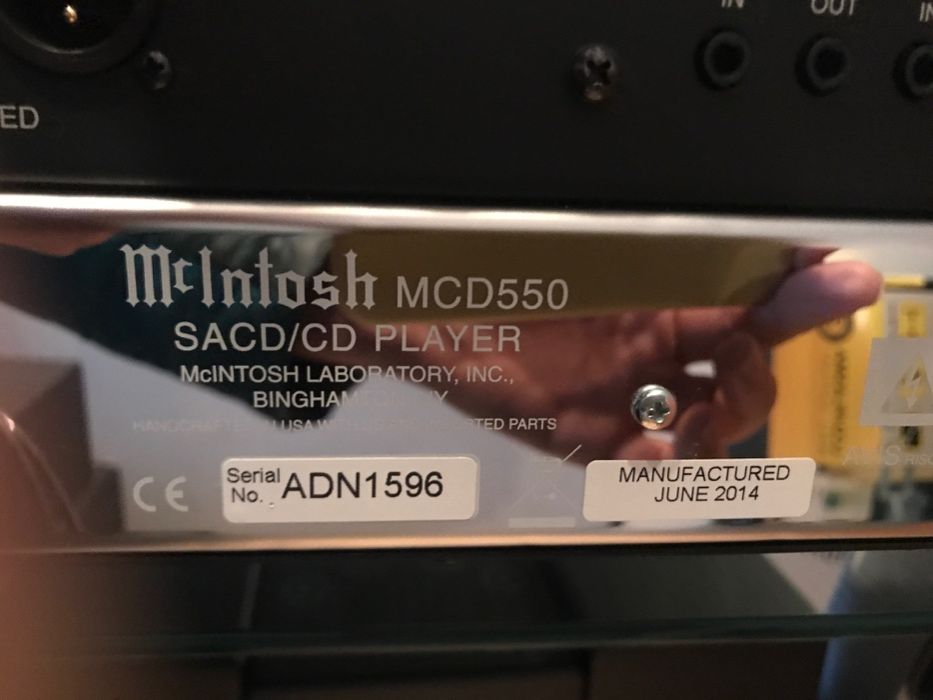 Mcintosh MCD-550/Mcintosh DS200