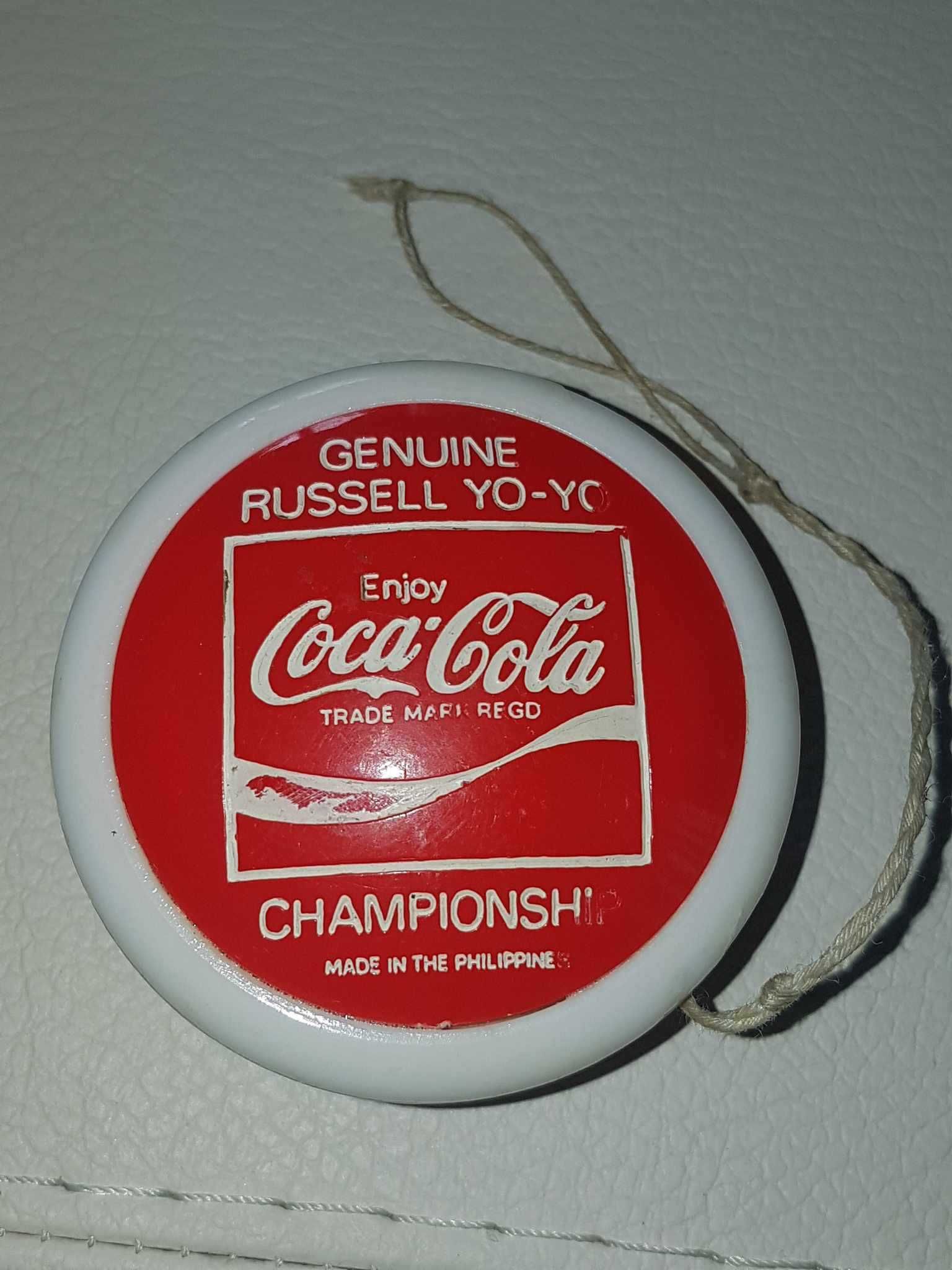 COCA-COLA jo-jo Orginal Russell CHAMPIONSHIP YO-YO vintage