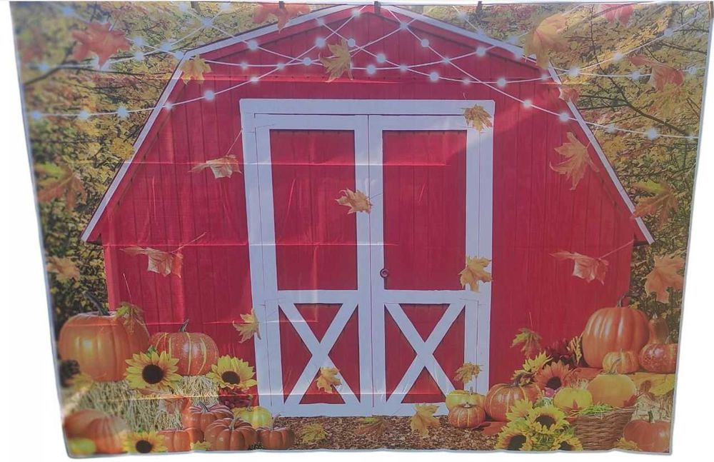 Tło fotograficzne winylowe 210 cm x 150 cm motyw jesieni