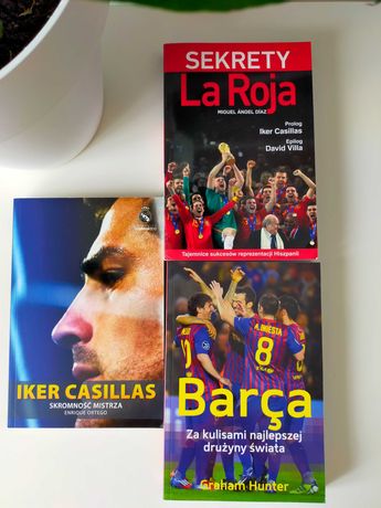 Zestaw: Sekrety La Roja, Iker Casillas, Barca za kulisami (nowe)