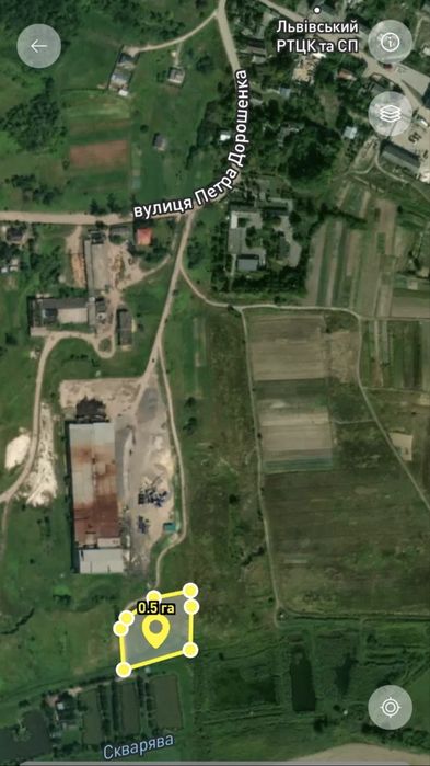 Продається земельна ділянка 0,5 га