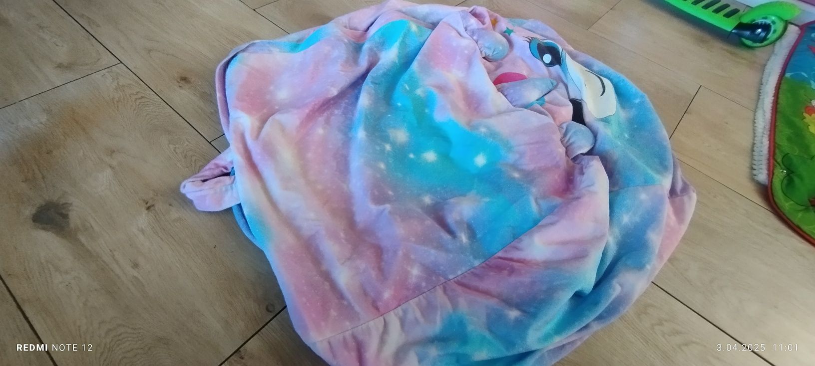 Pokrowiec na dużą pufę unicorn