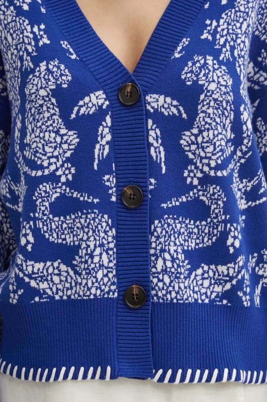 Sweter rozpinany niebieski Never Fully Dressed XL