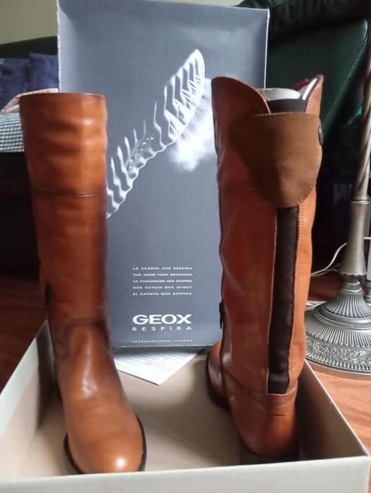 Чоботи нові, бренд GEOX,шкіряні
