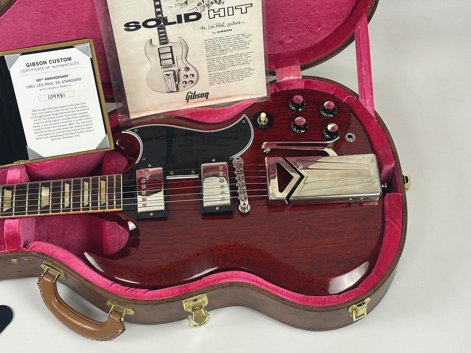 Gibson Custom Shop SG 60th Anniversary 1961 Sideways Vibro(mint,4600$)