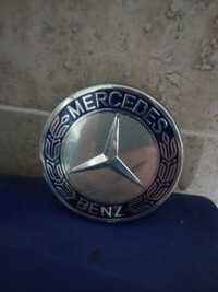 Símbolos Mercedes para jantes 4 novos com tampa parachoque .