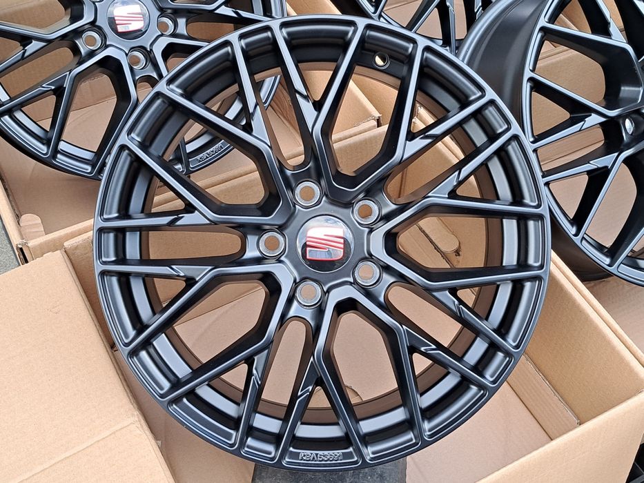 Alufelgi SEAT 18 5x100 Arona Ibiza Leon Toledo Cordoba CA20 Black matt
