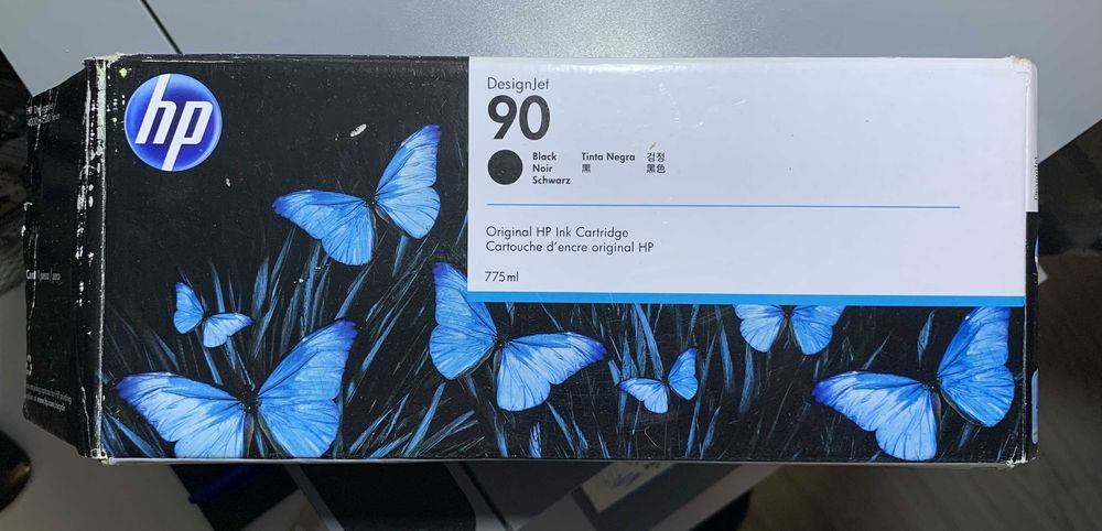 Картридж HP DesignJet 90 original ink Cartridge black 750 мл