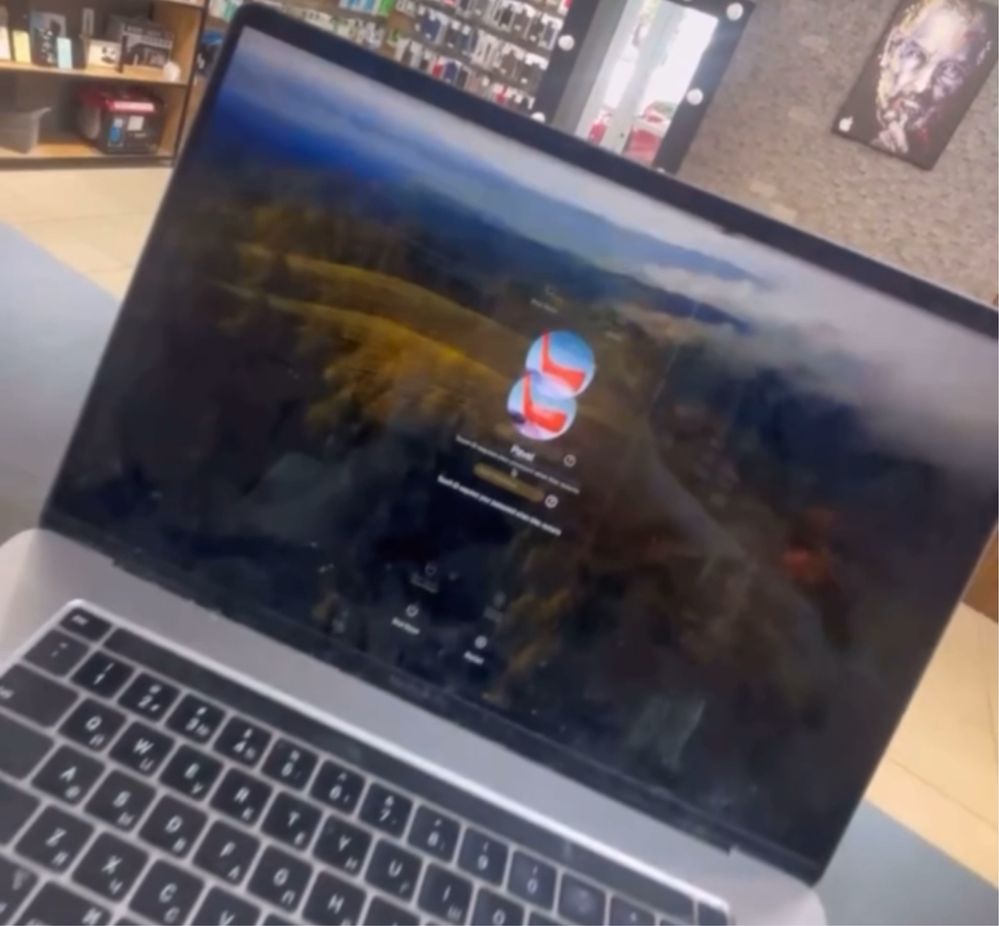Битая матрица macbook pro a2141