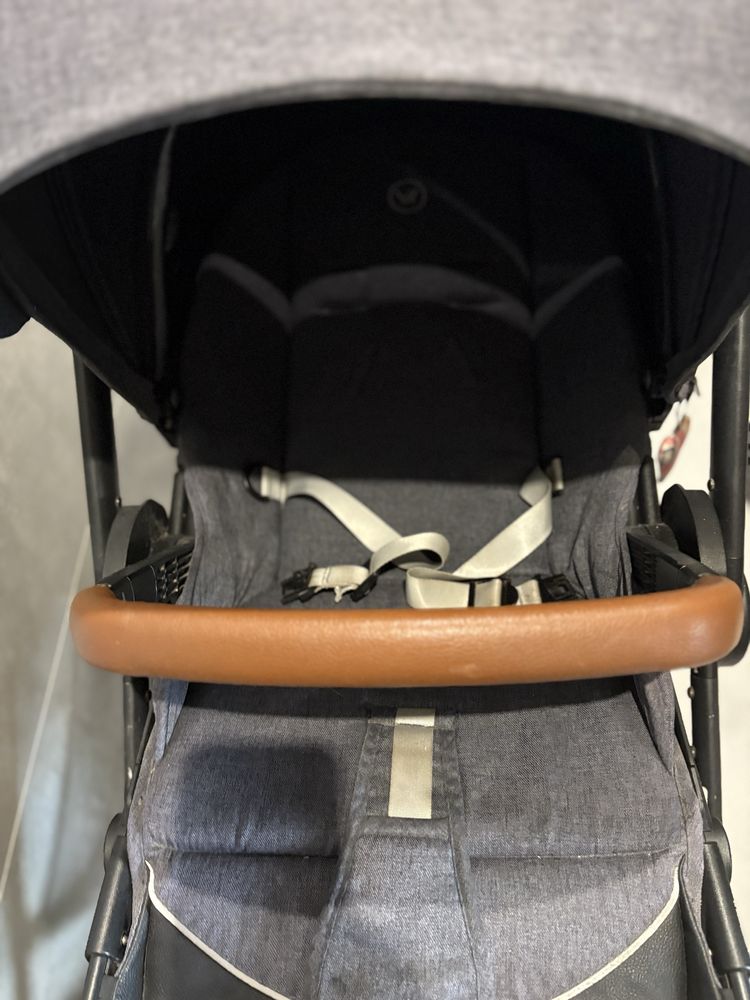 Wózek muuvo quick szary gondola plus spacerówka