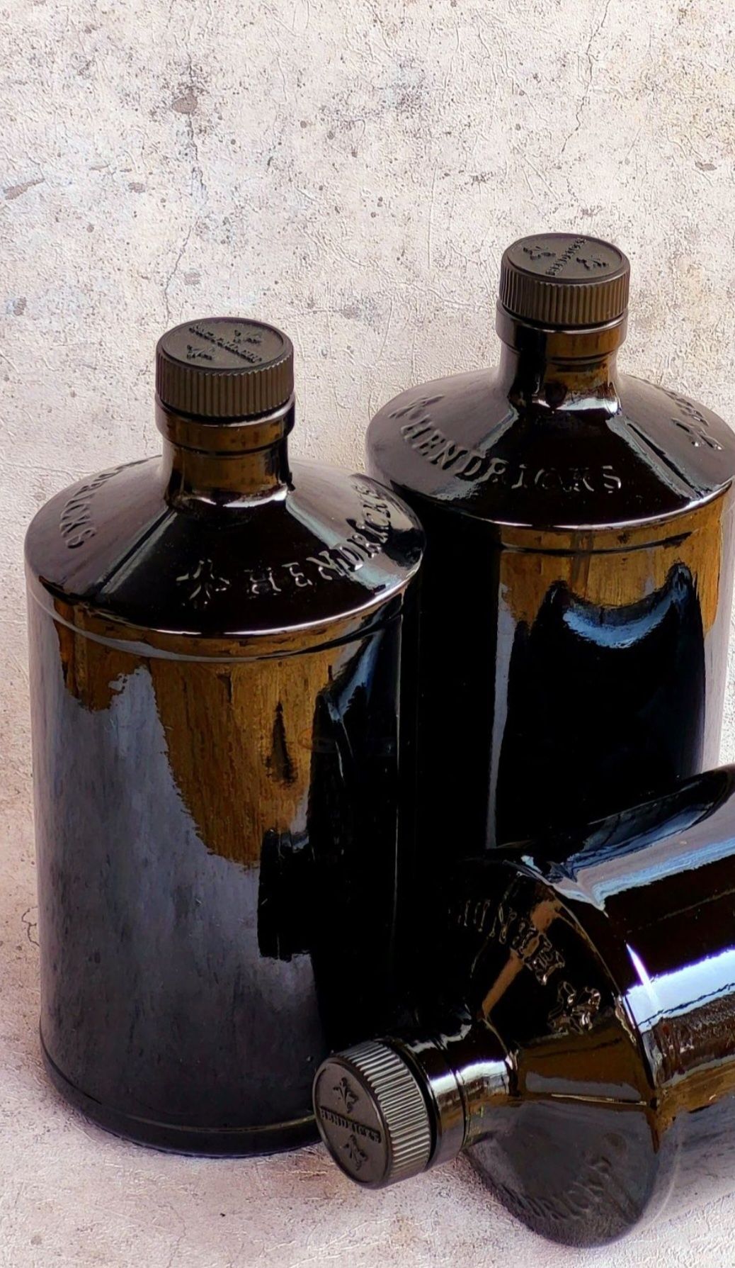 Brązowe butelki ciemne szkło wazon świecznik vintage apteczna butelka