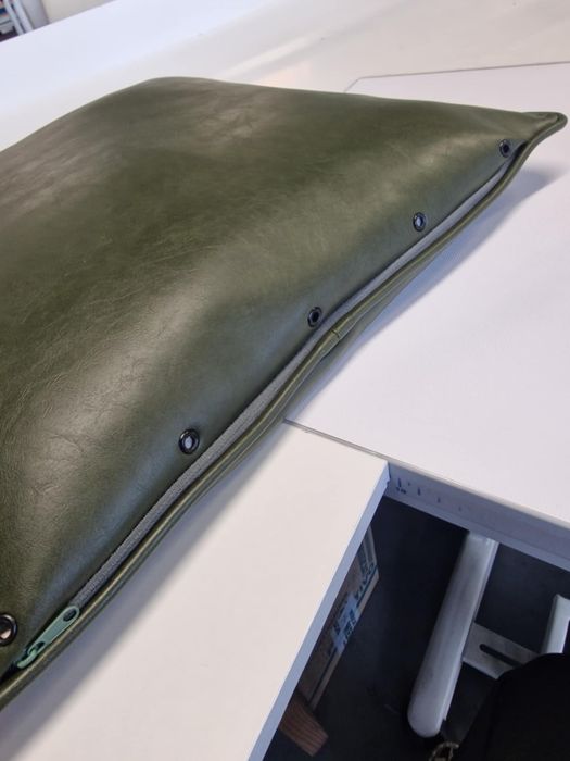Oparcie na fotel siedzisko khaki  zielen