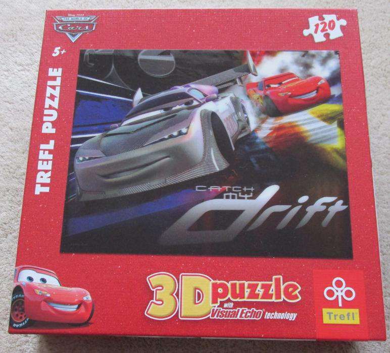 Puzzle Cars Disney - 3D firmy TREFL - 120 elementów.