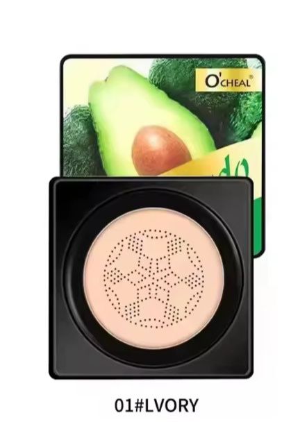 Puder podkład w kremie, z gąbką,