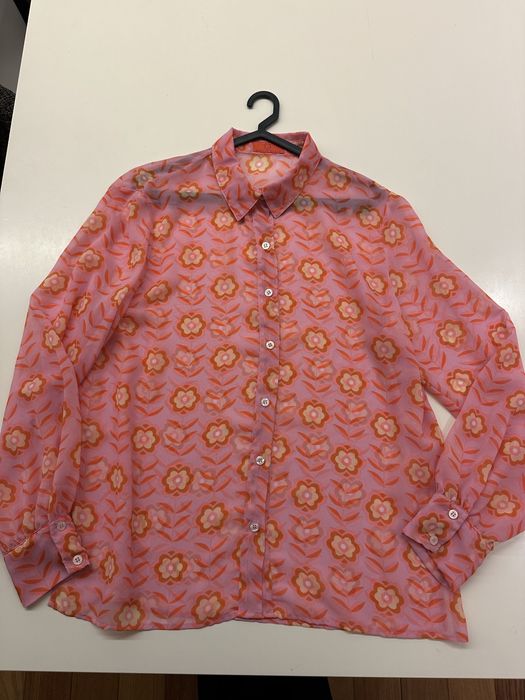 Camisa de SEDA estampada