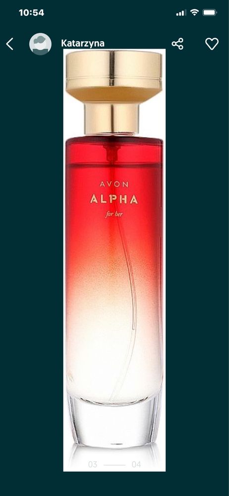 Cudowny Perfum Alpha firmy Avon