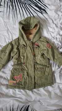 Parka zielona Next khaki 86-92