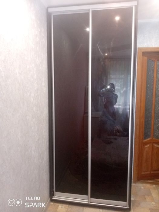 Шафа купе скляні двері