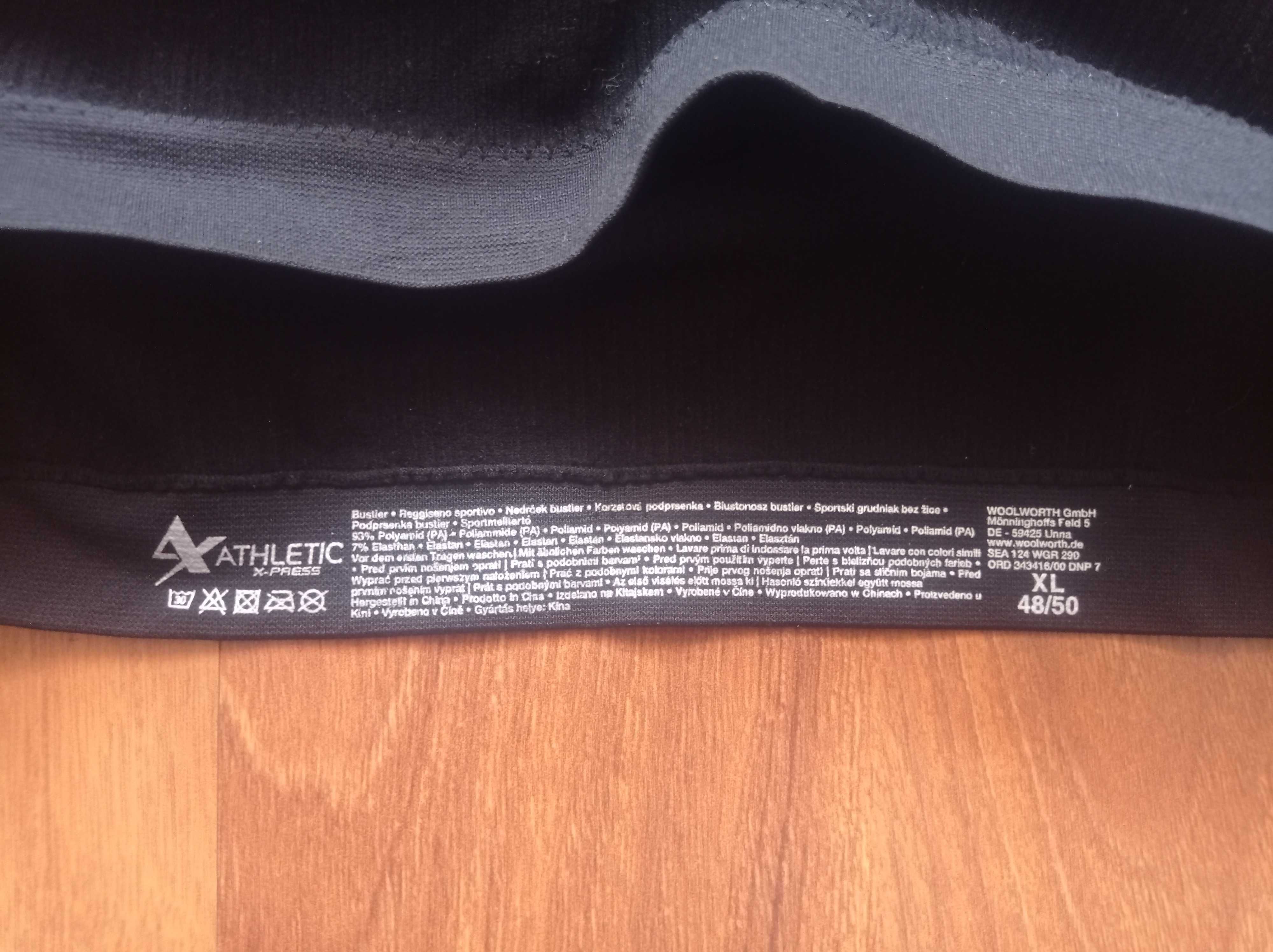 Biustonosz sportowy Athletic rozm.Xl
