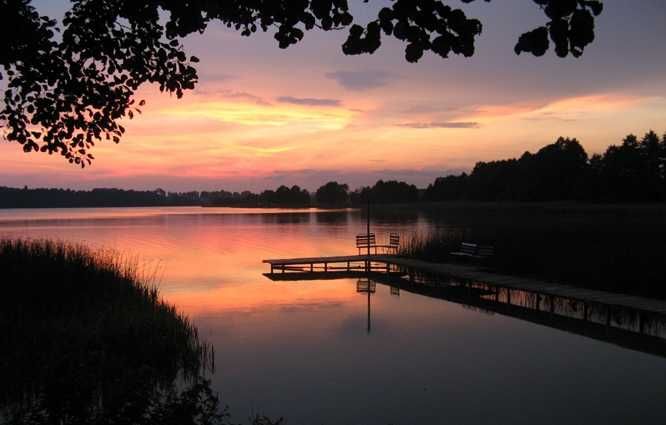 Domek letniskowy nad jeziorem, Mazury