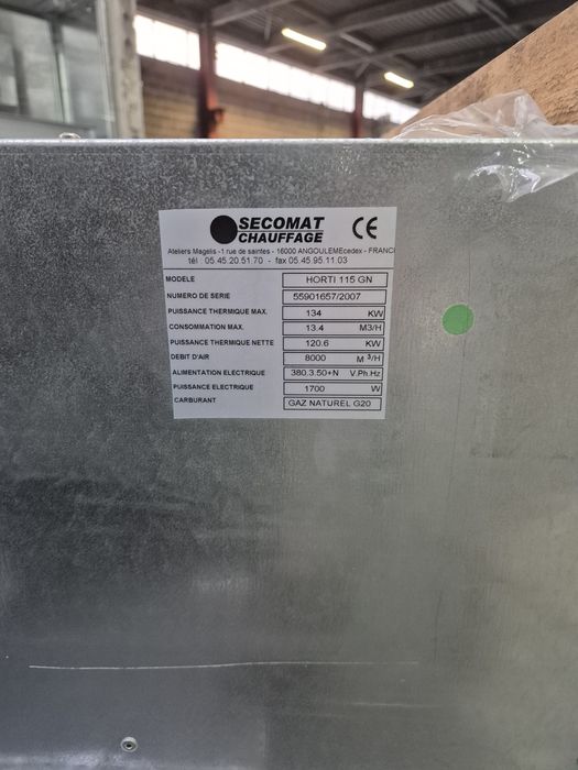 Piec gazowy/ogrzewanie gazowe secomat